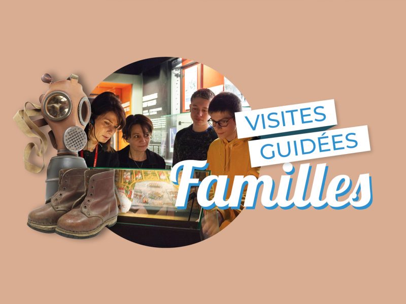 Visites guidées en famille sur le thème de la Seconde Guerre mondiale.